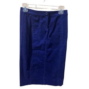 Byron Lars - Royal Blue Pencil Skirt